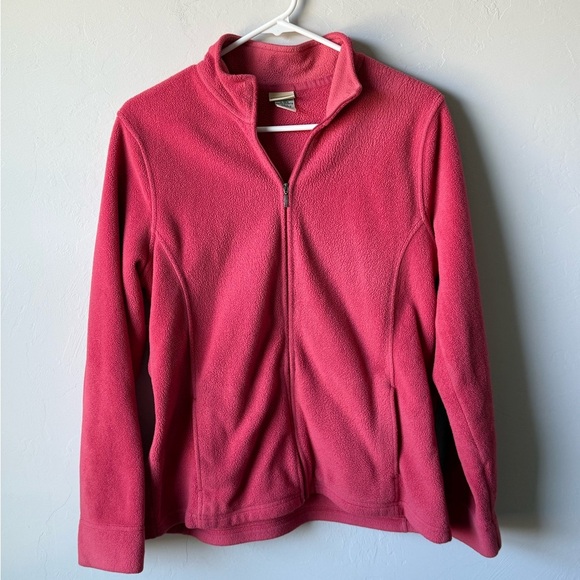L.L. Bean Jackets & Blazers - L.L. Bean Women's Pink Fleece Jacket